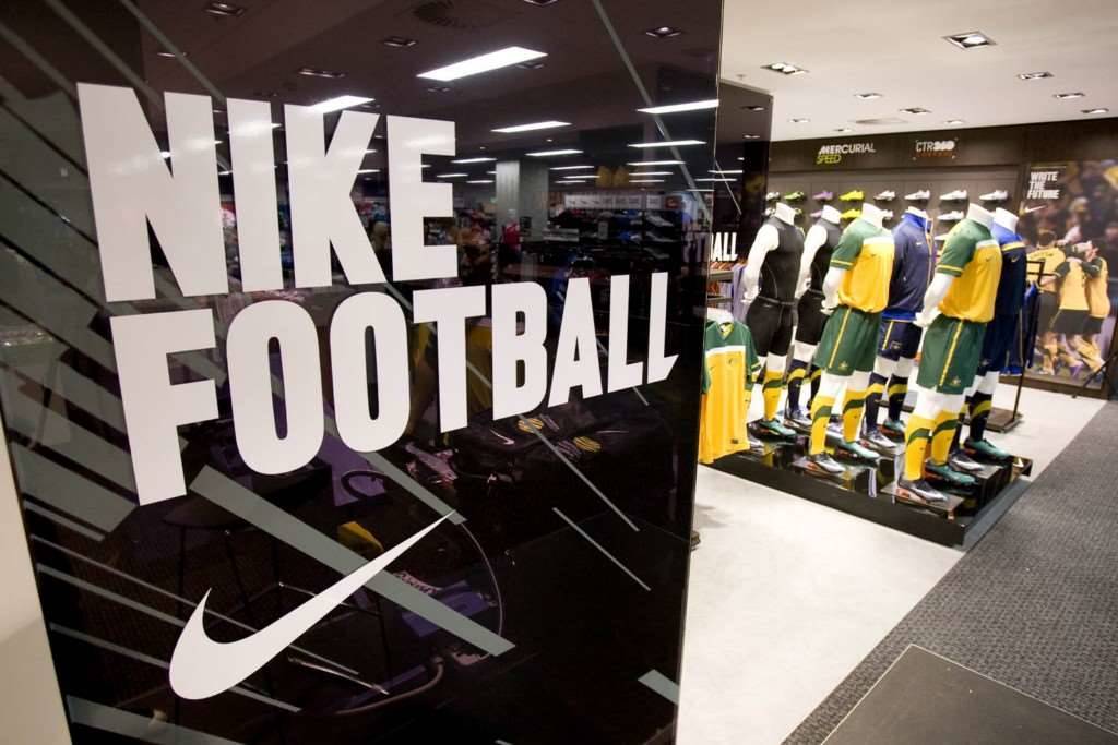 Nike cheap store football